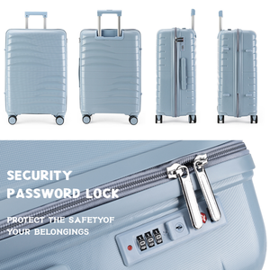 Usine à <span class=keywords><strong>la</strong></span> mode en gros 12 pièces PP ensemble de bagages SKD 18 "- 29" haute qualité PP Trolley case prix bon marché - Product Image 3