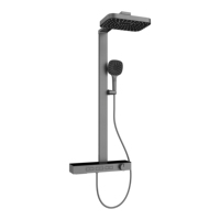 Ensemble de douche pour salle de bain avec support coulissant PPA, couleur or rose, style luxueux, couleur PVD, laiton, 3 fonctions de brossage