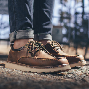 Chaussures habillées en cuir pour hommes Maden, chaussures <span class=keywords><strong>bateau</strong></span> décontractées, style vintage, pour le bureau, chaussures d'été pour hommes, tendance 2026 - Product Image 3