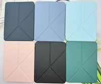 4 Katlı PU Deri Kapaklı Kitap Tipi Kılıf, Kalem Yuvası ve Isı Dağıtıcı TPU Kılıf ile ipad 10.9 İnç Tablet Kılıfı