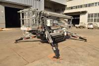 Mini-nacelle articulée électrique compacte autopropulsée de 10m à 24m avec télécommande
