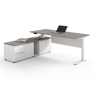 מנוע חשמלי מעלית מעמד גובה שולחן מתכוונן מחשב מנהל עבודה שולחן עבודה משרד - Product Image 1