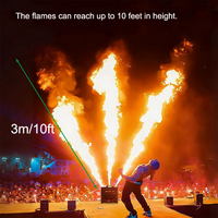 Équipement de système d'effet de scène Igreslite DMX 180W 3 têtes Machine à feu Sparkler pour événements de fête de mariage Machine à flamme