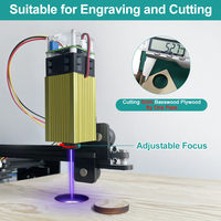 Machine de Découpe et Gravure Laser LASER TREE, Module Tête de Gravure Laser Portable à Foyer Réglable pour Graveur Découpeur CNC