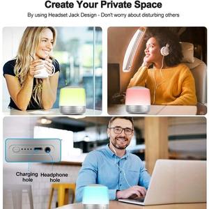 Máquina de ruido blanco multicolor recargable con 9 sonidos naturales relajantes para educación prenatal, música de 30 y 60 minutos para que el bebé duerma - Product Image 3