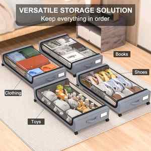 <b>Storage</b> Box Foldable Containers Shoe "shoe Organizer Rack Folding Shoes Racks Jiahao Lyjenny - Product Image 4