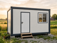 Maison conteneur préfabriquée détachable 20FT 40FT, construction en acier durable, pour stockage d'équipements, garantie 5 ans