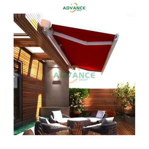 Auvent rétractable robuste en aluminium, auvent cassette complet, pare-soleil imperméable, auvent rétractable extérieur <span class=keywords><strong>pour</strong></span> véranda et terrasse - Product Image 2