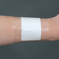 Pansement adhésif jetable en film PU, bandes carrées de premiers secours, pansement pour plaies, pansement médical désinfectant à infrarouge lointain, CE