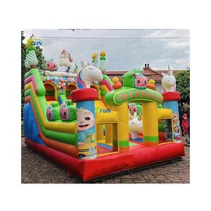 Trampolín <span class=keywords><strong>Inflable</strong></span> Grande para Niños y Castillo de Juegos - Tamaño y Color Personalizables, Equipo para Exteriores - Product Image 6