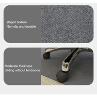 Haute anti-dérapant tapis planchers bureau polyester feutre bureau chaise tapis ordinateur chaise tapis