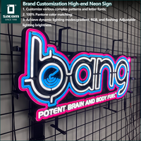 Enseigne LED en acrylique personnalisée, étanche, longue durée de vie, pour affichage publicitaire extérieur, idéale pour les enseignes de magasins de bières et la promotion de marques.