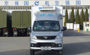Foton 4*2 Kühlwagen 3,05m Box Benzin Kleiner Kühlwagen für Frische und Medizinische Lieferungen - Product Image 2