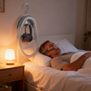 Soporte para Manguera de CPAP para Cama, Colgador para Tubo y Mascarilla con Organizador de Manguera que Evita el Enredado de la Manguera y <span class=keywords><strong>Ayuda</strong></span> a Dormir Mejor - Product Image 5