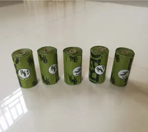 Full Auto Dog Poop Bag in Roll Making Machine with Paper Core