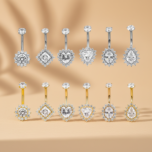 2026 New Belly Piercing Stainless Steel <strong>Jewelry</strong> <strong>Gem</strong> Stone Belly Button Ring Navel Piercing <strong>Jewelry</strong> Trendy Fashion Body <strong>Jewelry</strong> - Product Image 4