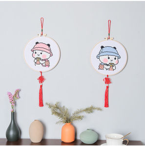 <span class=keywords><strong>Broderie</strong></span> au point de croix de dessin animé, <span class=keywords><strong>broderie</strong></span> simple au fil, nouveau kit de matériel de bricolage pour enfants, <span class=keywords><strong>broderie</strong></span> pour <span class=keywords><strong>d</strong></span>ébutants - Product Image 5