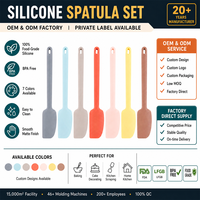 Spatule en silicone de qualité alimentaire, spatule à pâtisserie monobloc, plusieurs options de couleurs, antiadhésive, résistante à la chaleur, sans BPA, outil de cuisine