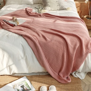 Coarse Needle Cotton <strong>Outdoor</strong> Thick Knitted Blanket <strong>Throw</strong> for Extra Large Picnic &amp; <strong>Outdoor</strong> Blanket KEW - Product Image 2