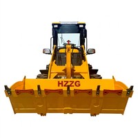Mini Wheel Loader Diesel 1500kg Dengan Mesin Turbocharged 58KW, Loader Depan Kecil untuk Konstruksi Pertanian