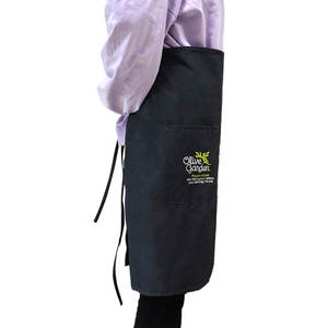 Delantal Personalizado de Moda, Color Sólido, Polialgodón, Doble Cara, con Bolsillos Delanteros Dobles, Delantales con Logotipo Personalizado para Camareros de Cafetería - Product Image 3