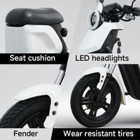 Moto de sport électrique Zonsen 48V pour adultes BC 09 Motos de puissance 1000W au design moderne Vente à chaud 60 km/h Vitesse maximale