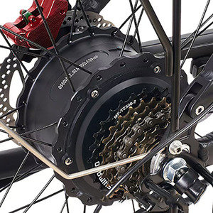 <span class=keywords><strong>Bicicleta</strong></span> Eléctrica de Alta Potencia de 52V 4000W con Motor Doble sin Escobillas, Batería de Litio de 23AH, <span class=keywords><strong>Bicicleta</strong></span> Eléctrica de Montaña para Adultos Todoterreno - Product Image 4