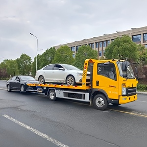 HOWO 4/5T <b>Flatbed</b> Towing Wrecker <b>Truck</b> Road Wrecker <b>Truck</b> for Vehicle Rescue Tow <b>Truck</b> - Product Image 3