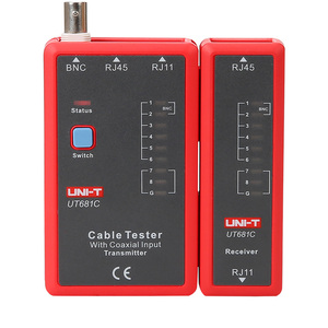 เครื่องทดสอบสายเคเบิล UNI-T UT681 ซีรีส์ดั้งเดิม ใช้สำหรับตรวจสอบว่าสายอีเธอร์เน็ต/โทรศัพท์/BNC/HDMI สามารถส่งสัญญาณได้หรือไม่ - Product Image 4