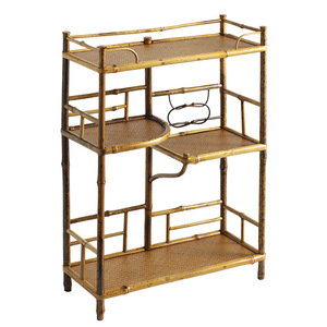 Imitation Qing Dynasty Plum Blossom and Bamboo Tea Shelf, Sanjiu Multitreasure Pavilion, Antique Display Shelf, Tea Sets and - Product Image 4