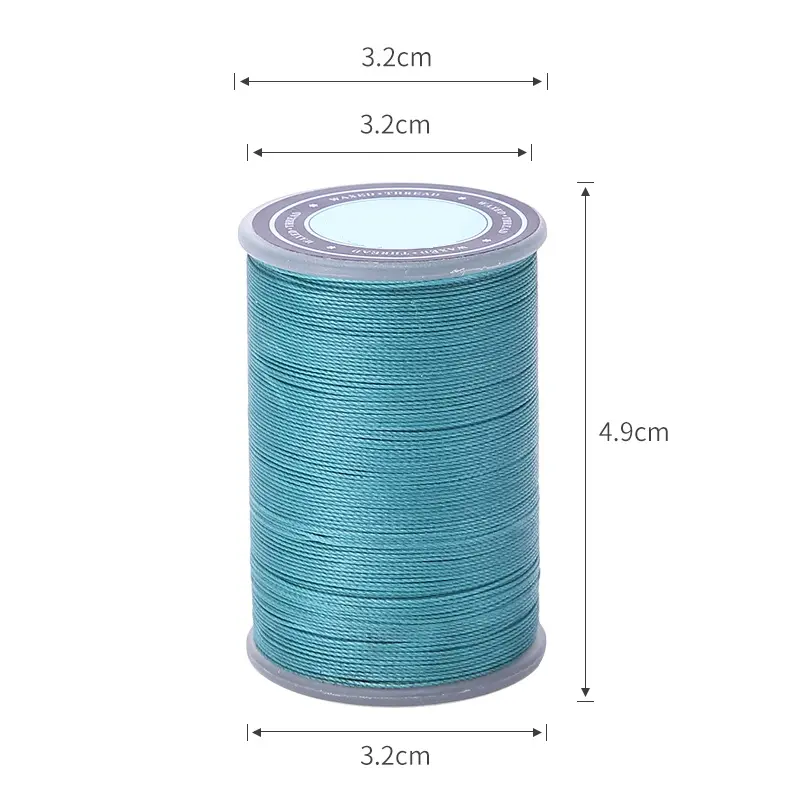 Twisted Round Sewing Waxed Polyester Cord Nylon Silk Jewelry Thread 1mm String Crafting For Bracelet Jewelry leather craft