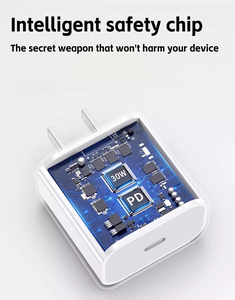 Para Iphone14 adaptador Original Pd 20W cargador Usb-C cargador rápido UE enchufe USBC cargador de pared con Cable para Iphone 14 13 12 - Product Image 4