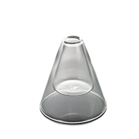 Vase en verre de bouteille vide d'aromathérapie double transparent de couleur créative simple moderne