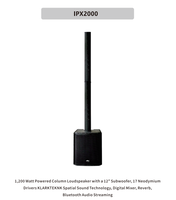 IPX2000 1200W Line Array Haut-parleurs de colonne alimentés par audio professionnel Subwoofer actif Amplificateur dsp de puissance de classe D intégré