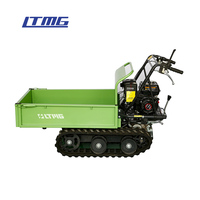 LTMG Petit Dumper à prix réduit 300kg 500kg Mini Dumper à chenilles manuel électrique pour le transport forestier à vendre