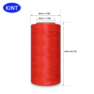 Vente en gros 260 yards 150D/16 0.8mm cuir couture fil ciré <span class=keywords><strong>plat</strong></span> pour sac cordon ciré pour l'artisanat du cuir bricolage ficelle cirée - Product Image 2
