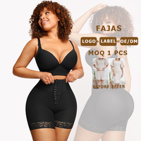 Servicio personalizado de cintura alta BBL Fajas Pantalones cortos de compresión abdominal Panty Butt Lifter Shaper Shorts
