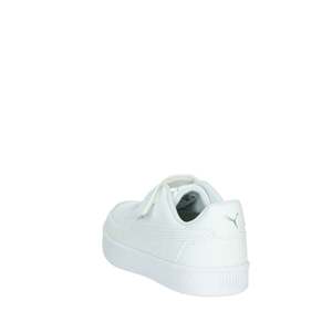 Zapatillas Puma para Niños Blancas con Cierre de Velcro y Suela Gruesa - Product Image 2