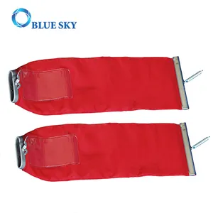 Bolsa de filtro de polvo de alta eficiencia para aspiradora, bolsa de tela roja con sacudida 99.9%, para limpiador de aspiradoras reuka Sanitaire SC600 SC800 #660630, 50700A