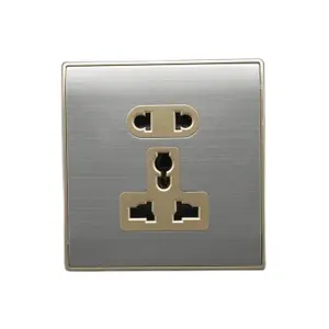 UK Standard Wall Sockets and Switches 5 Square Hole 86 Type Socket