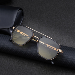 Occhiali da <span class=keywords><strong>Sole</strong></span> Partagas all'Ingrosso, Design Personalizzato con Logo, Montatura Quadrata, Doppio Ponte, Cerniera a Molla, Protezione UV400 per Uomo - Product Image 3