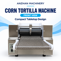 Machine à fabriquer des tortillas de maïs automatiques à moteur pour restaurants, 40 pièces/min, 110V-220V