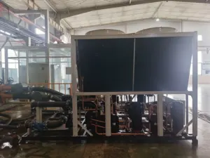 RoHS Certificated Cooling Chiller R410a Refrigerant 90 Ton 300KW 100HP Industrial Air Cooled Chiller With Scroll Compressor