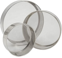Tamis de laboratoire en treillis métallique tissé en acier inoxydable 304, filtres à tamis, soudage par pliage, tailles de microns personnalisées