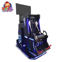 Simulador de rotación de 360 juegos, máquina de realidad Virtual 9d, silla de movimiento para parque temático VR