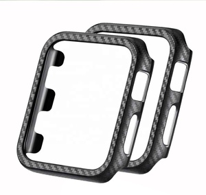 Coque pour <span class=keywords><strong>Apple</strong></span> <span class=keywords><strong>Watch</strong></span> 7 8 45mm 41mm 44mm <span class=keywords><strong>40mm</strong></span> 38mm Protecteur d'écran en fibre de carbone Bord pare-chocs IWatch 4 5 <span class=keywords><strong>SE</strong></span> 6 Accessoires - Product Image 6