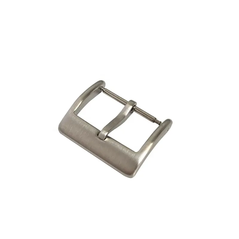 High-quality 2mm tongue solid 304 stainless steel modern custom 14 16 18 20 22 24 26mm pin watch band buckle for iWatch 6