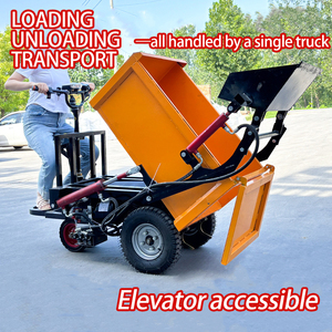Hand <b>Trolley</b> for Construction Sites Transporting Sand Bricks Agricultural Orchard Livestock Farming Dump Truck - Product Image 4