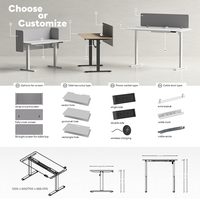 Escritorio de Oficina, Mesa para Computadora, Estación de Trabajo, Trabajo desde Casa con Estante para Impresora, Muebles Corporativos