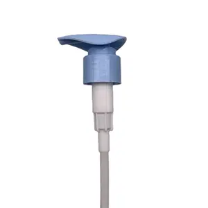The24/410 Plastic Lotion Pomp Met Een Glad Blauw Oppervlak In De Middelste Ring Kan Worden Gebruikt Op Shampooflessen